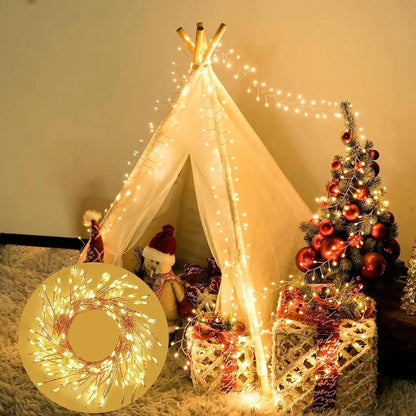 3/6/9M USB Power LED Firecracker String Lights Remote Control