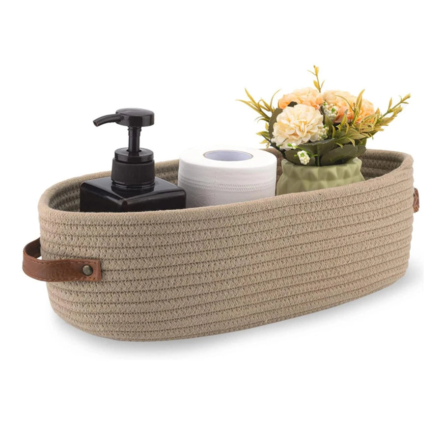 Nordic Cotton Rope Woven Storage Baskets