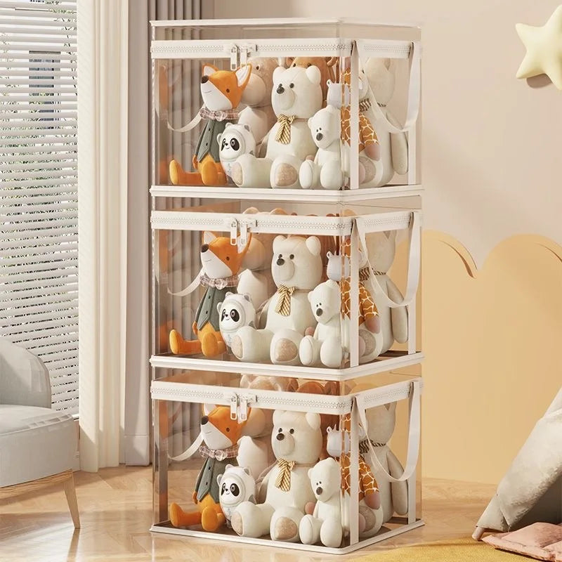 Transparent Children'S Toy Storage Basket Large Size 