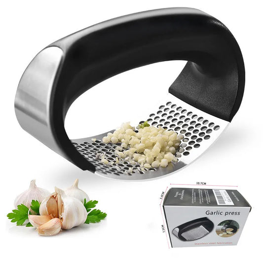 Stainless Steel Garlic Press Crusher 