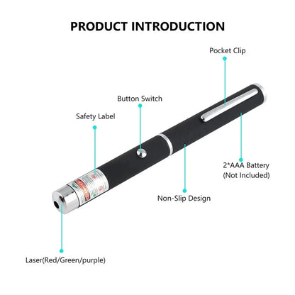Laser Pointer Three-Color Laser Pointer Projection Pen Toys for Pets and Cats