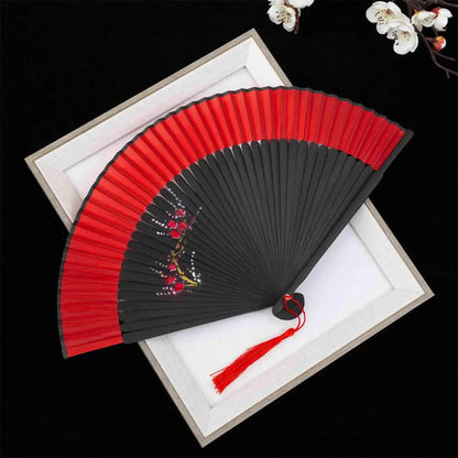 New Bamboo Folding Fan Chinese Style Gift Home Decor