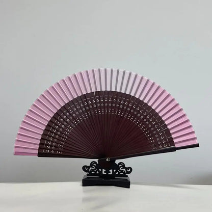 New Bamboo Folding Fan Chinese Style Gift Home Decor