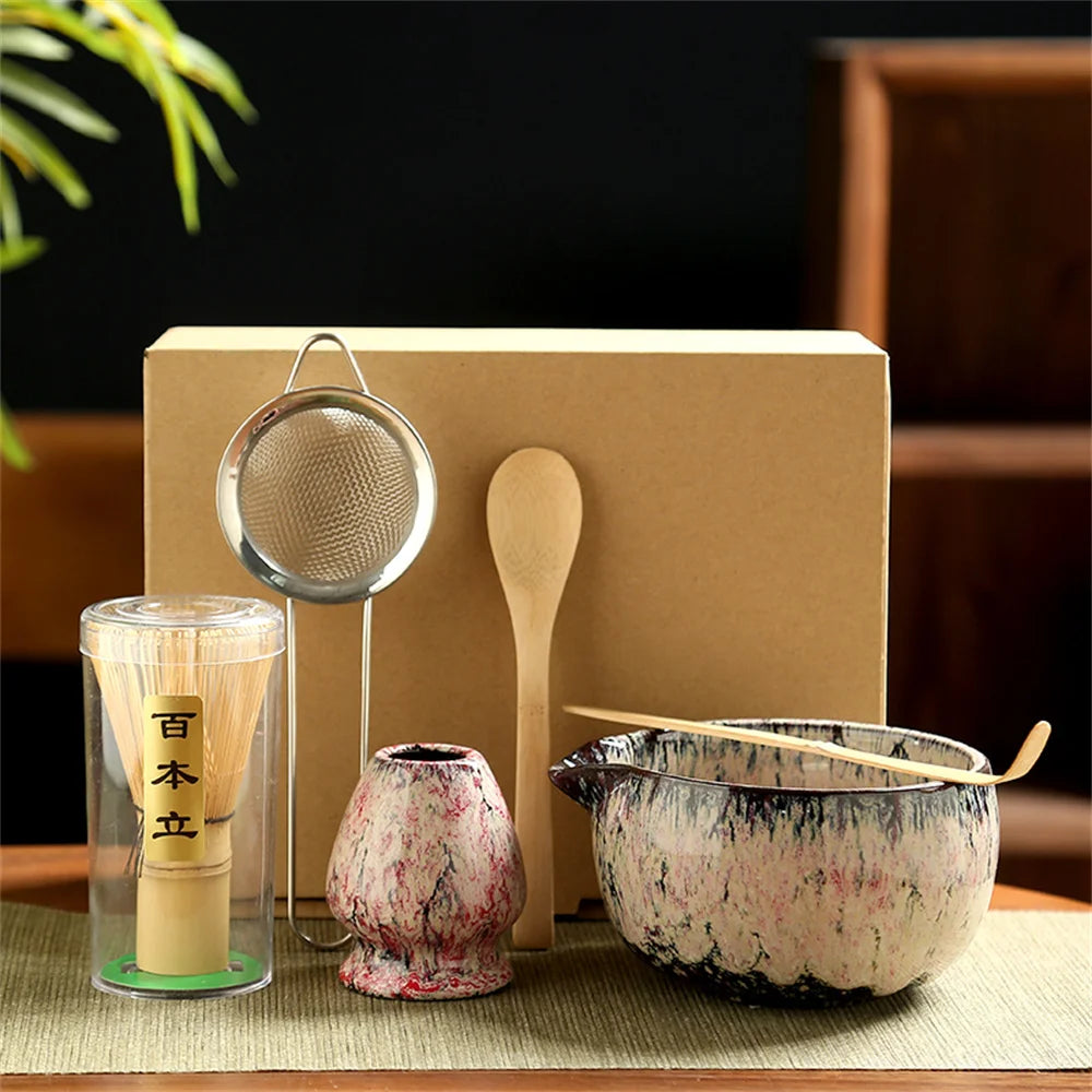 6Pcs/Set Japanese Matcha Tea Set 