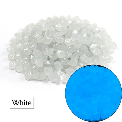 50/100/200Pcs Luminous Stones Outdoor Yard Decorations