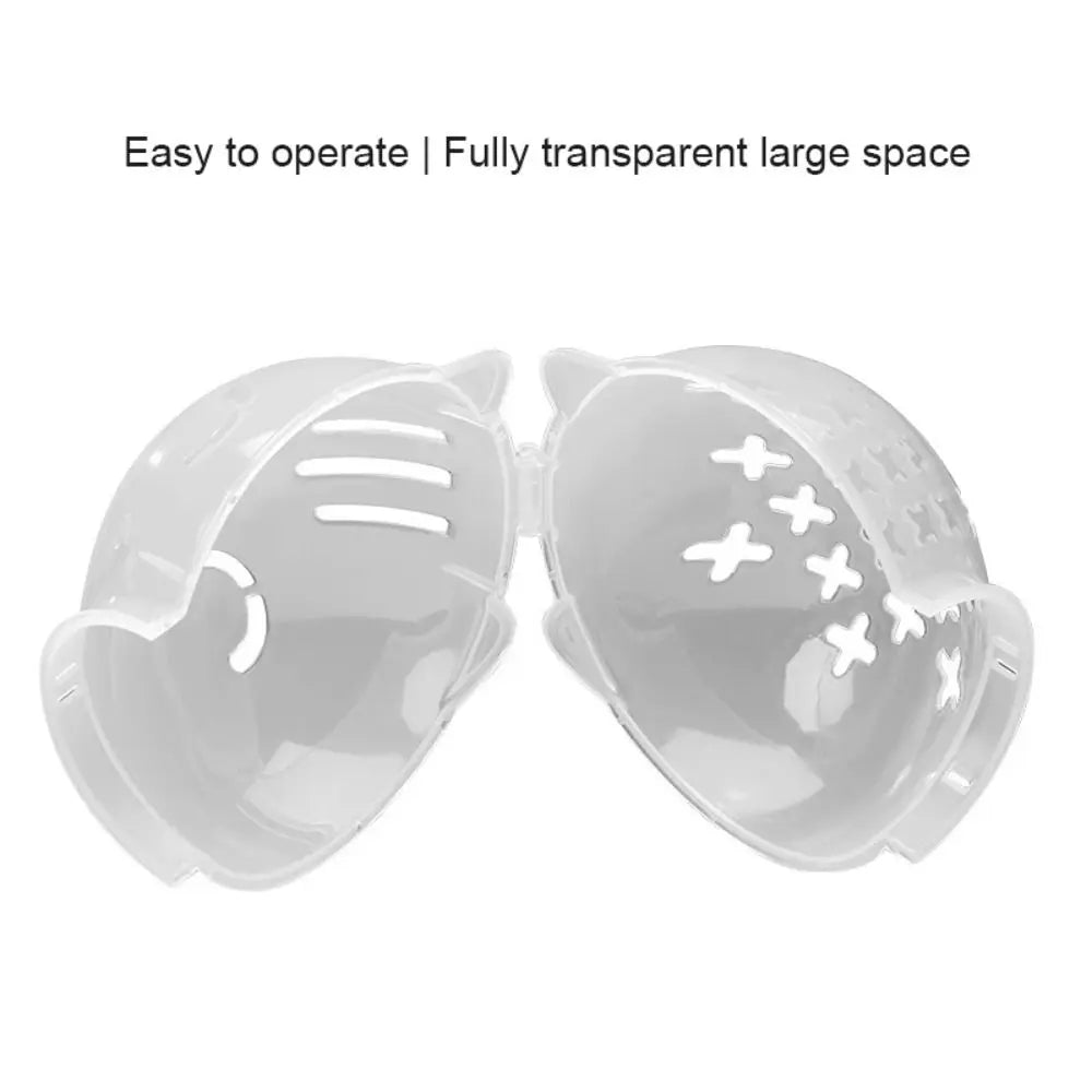 Transparent Breathable Anti-Bite anti Scratch Cat Mask Cover 