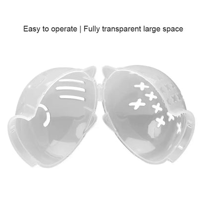 Transparent Breathable Anti-Bite anti Scratch Cat Mask Cover 
