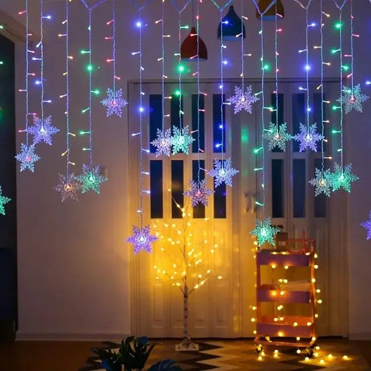 3.2M Christmas Snowflakes LED String Lights Decoration