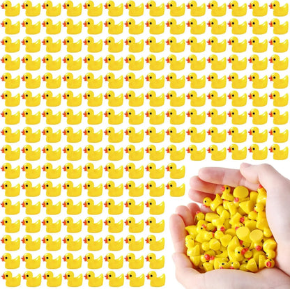 Mini Resin Ducks – Tiny Yellow Duck Figurines for DIY Crafts & Fairy Gardens