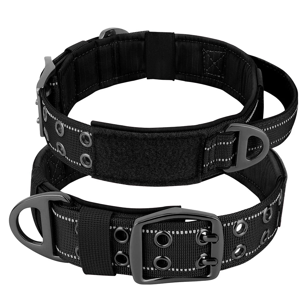 Military Tactical Dog Collar Pet Training 
