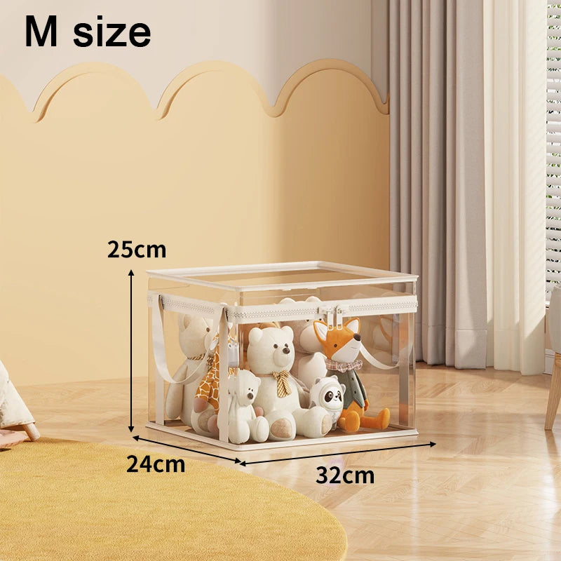 Transparent Children'S Toy Storage Basket Large Size 
