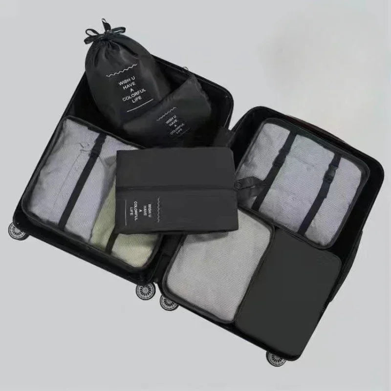 7-Piece Set Travel Bag Organizer 