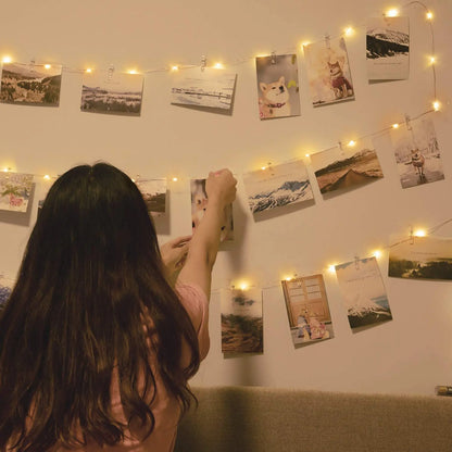 LED String Lights Photo Clip