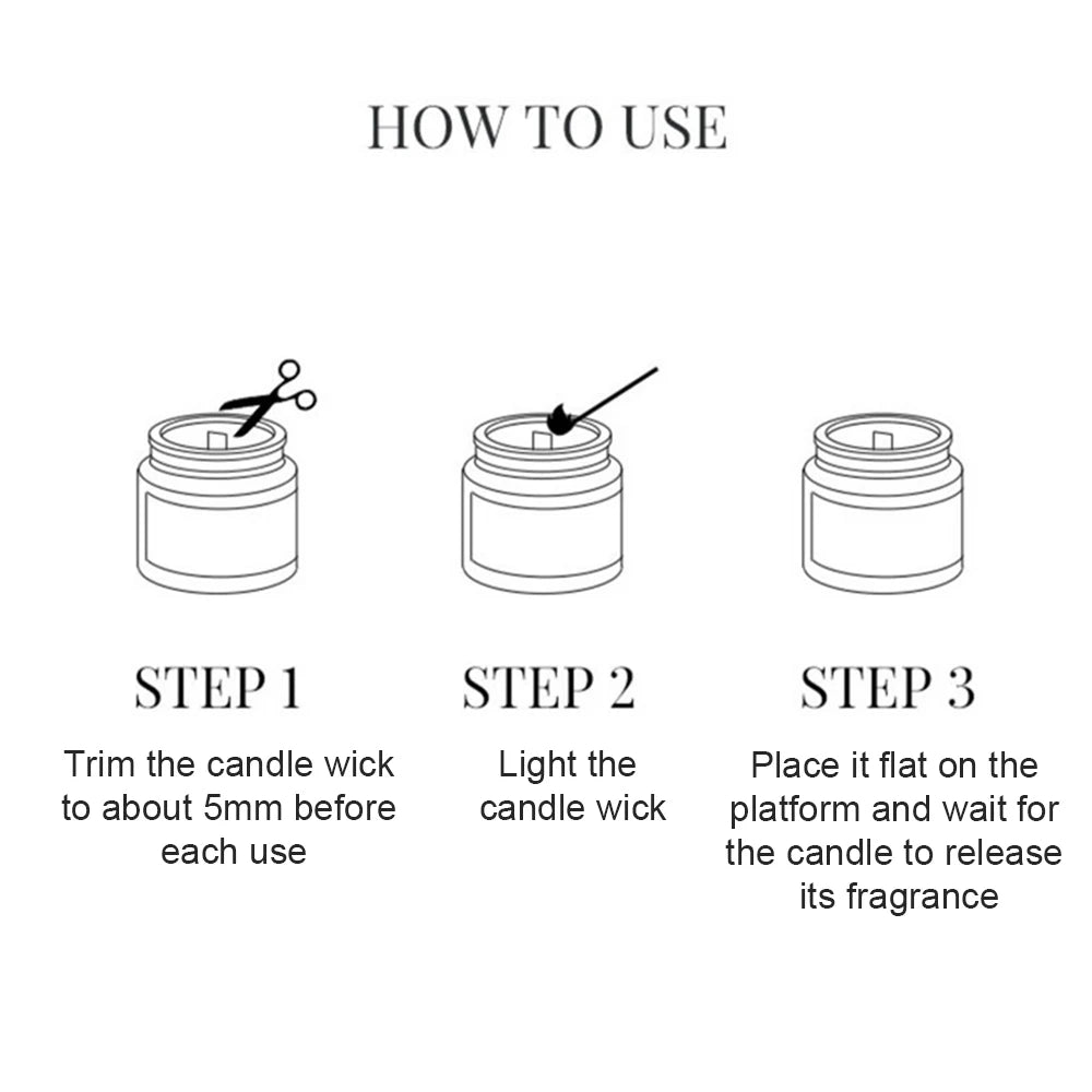 4Pcs Scented Christmas Candles Fragrance