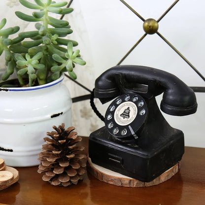 Old Fashion Retro Landline Telephone Model Classic Decorative 