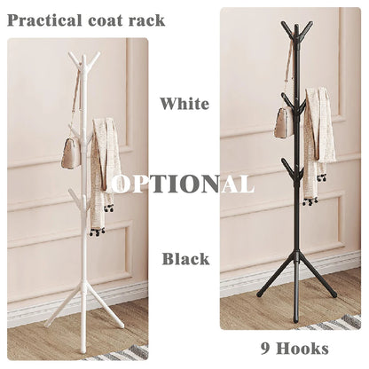 Easy-To-Assemble Floor Standing Irregular Coat Rack