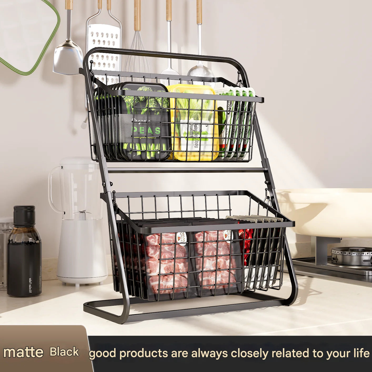 Kitchen Vegetable Storage Basket