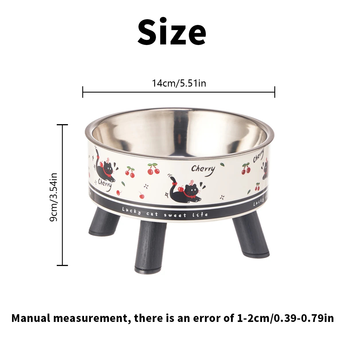 Printed Stainless Steel Pet Bowl 