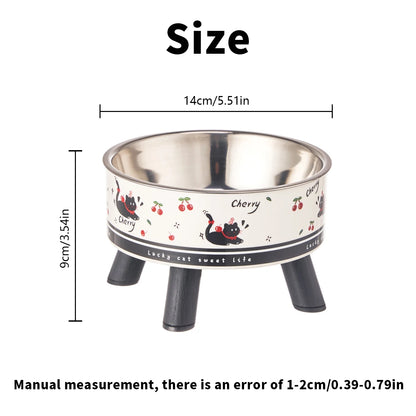 Printed Stainless Steel Pet Bowl 