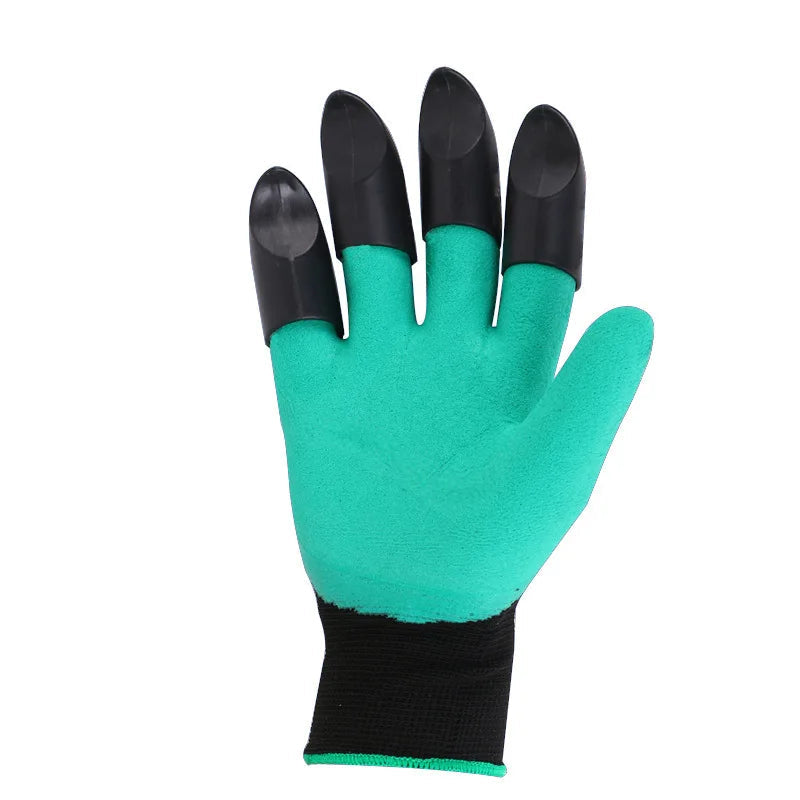 Gardening  Latex Gloves with Claws Breathable Waterproof 