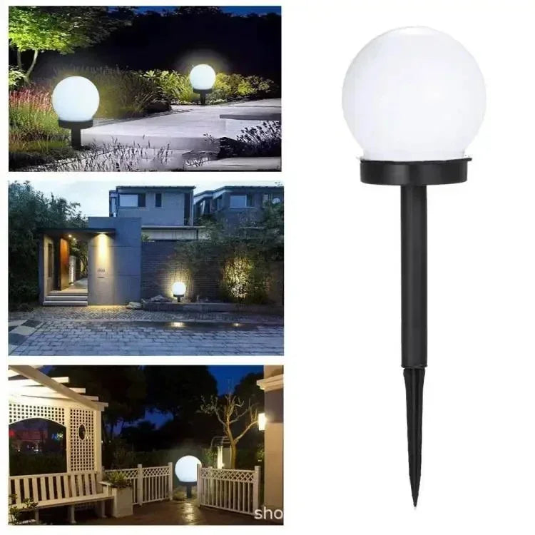 LED Ball Solar Lamp Outdoor Garden Lighting Remote Control 