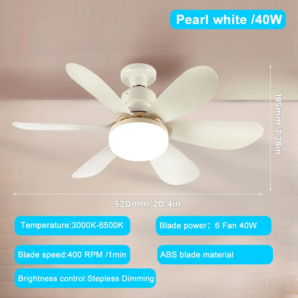 NEWSTYLE® Quiet Breeze LED Fan Light Wireless Remote 