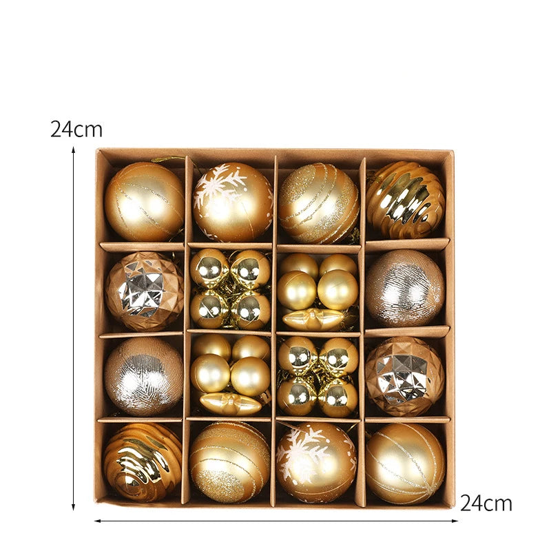36Pcs Christmas Tree Ball New Year 2026 