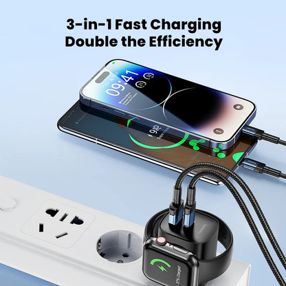 Toocki® 3 in 1 Fast Charging Station 