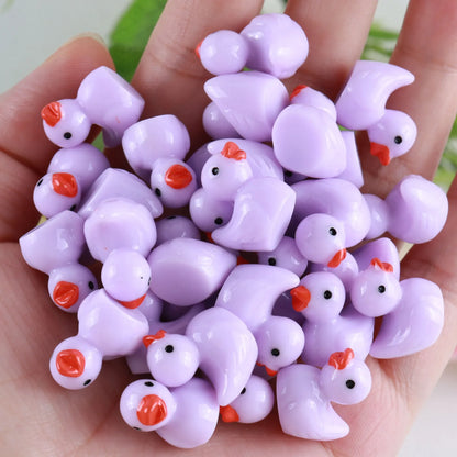 Set Mini Resin Tiny Ducks 
