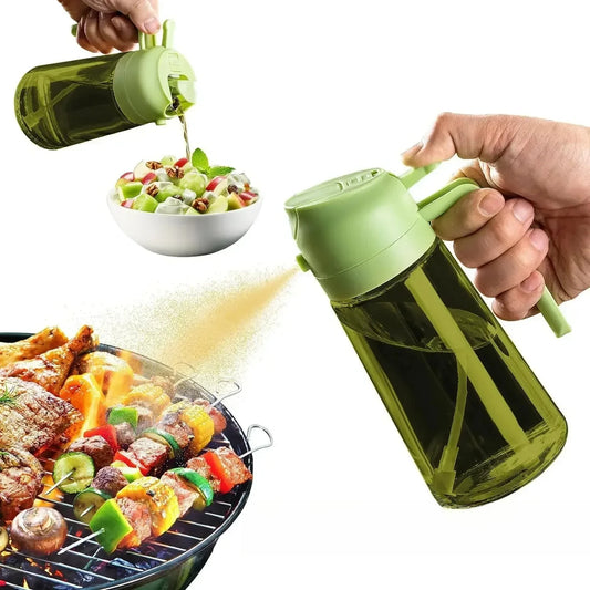 Olive Oil Sprayer and Dispenser 2 in 1 Kitchen Tool for Cooking