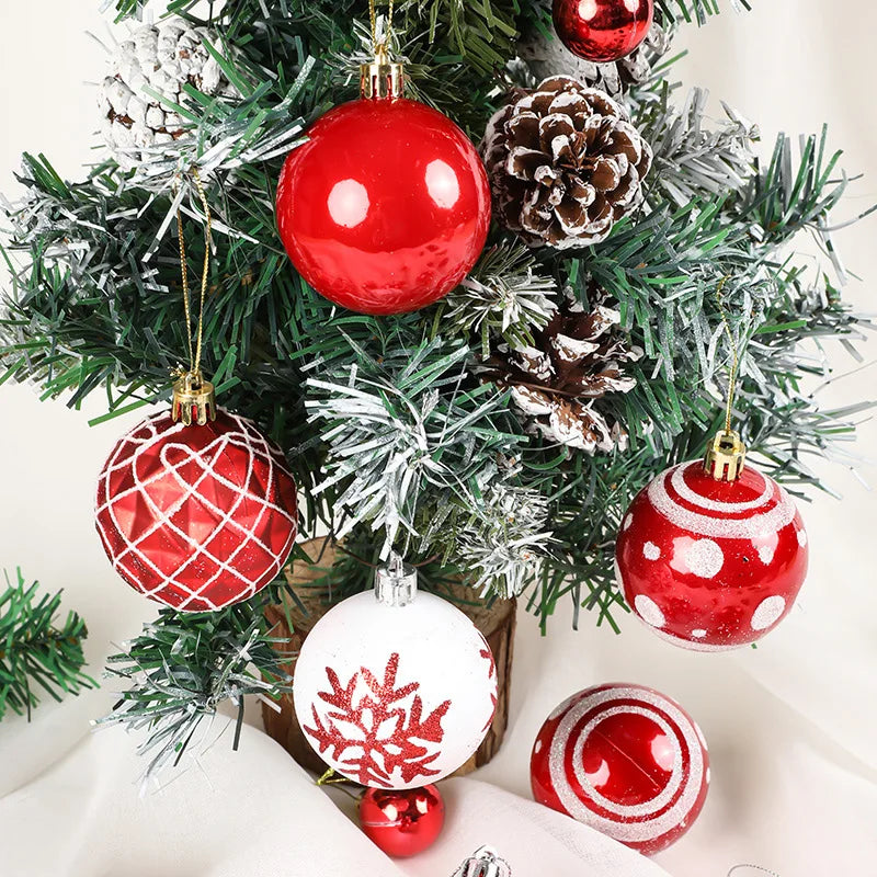 36Pcs Christmas Tree Ball New Year 2026 