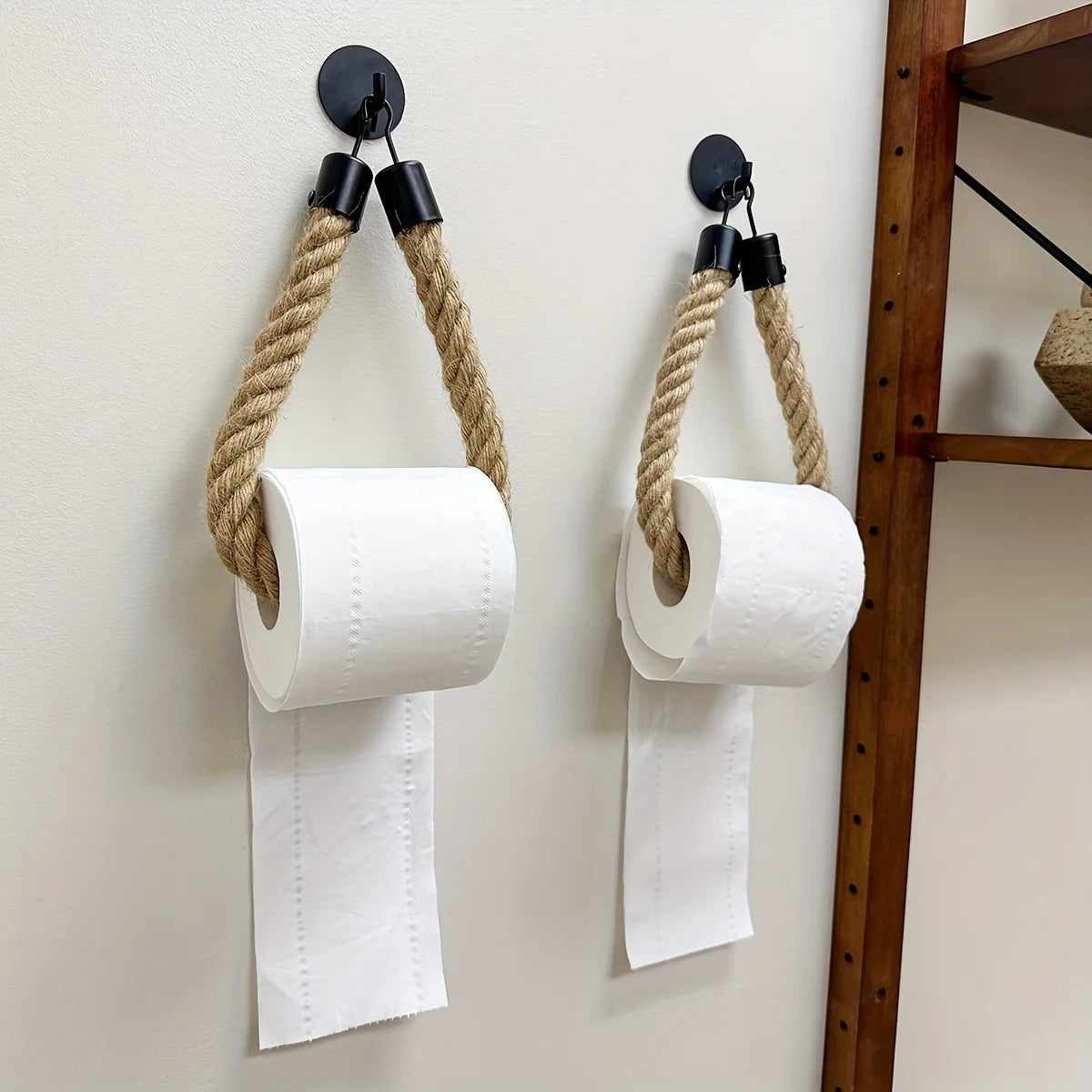 Toilet Roll Paper Rope Holders Bathroom Storage Accessories