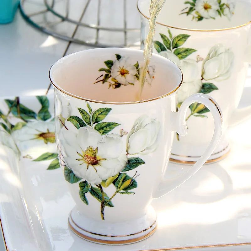 Bone China Vintage Coffee Mug