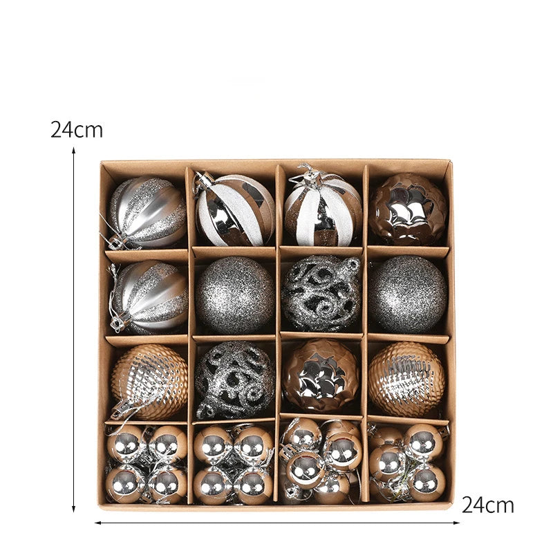 36Pcs Christmas Tree Ball New Year 2026 