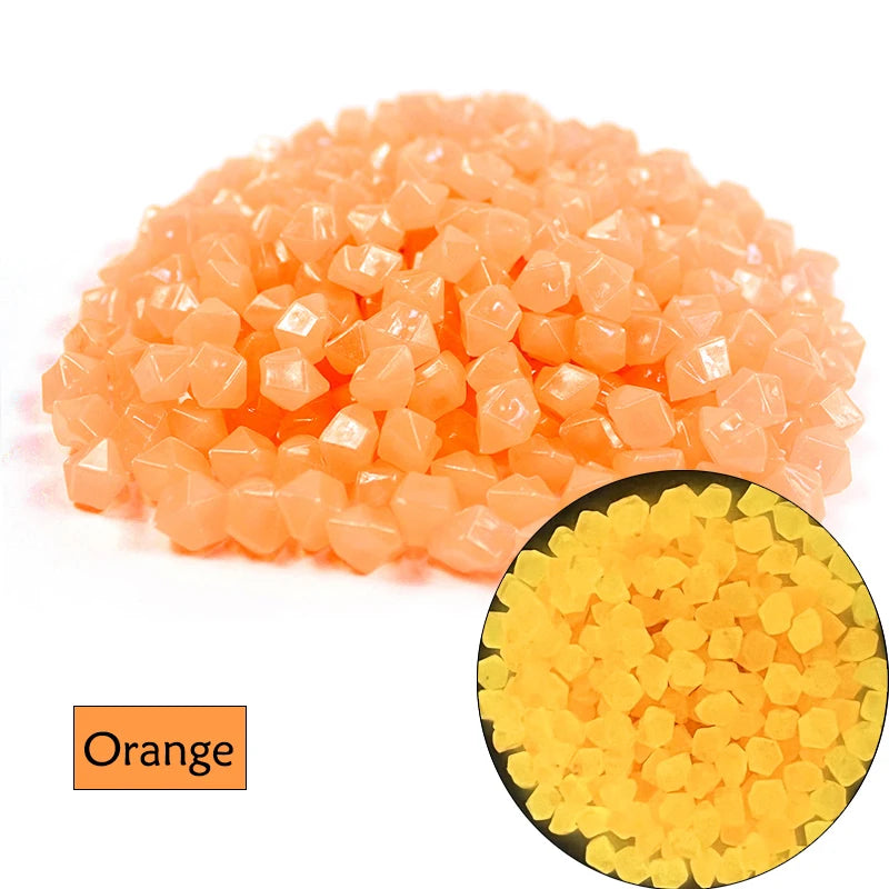 50/100/200Pcs Luminous Stones Outdoor Yard Decorations