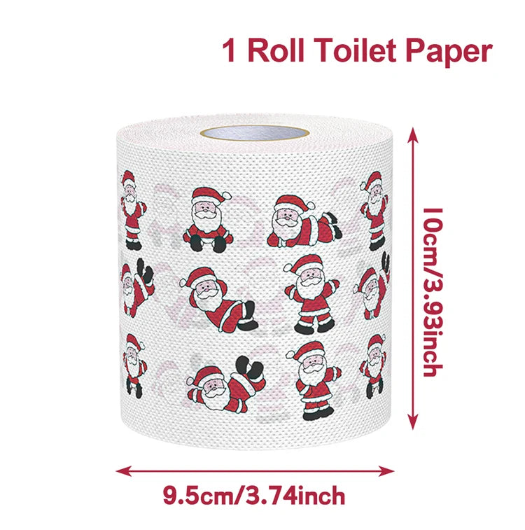 Christmas Toilet Roll Paper Happy 2026 New Year 