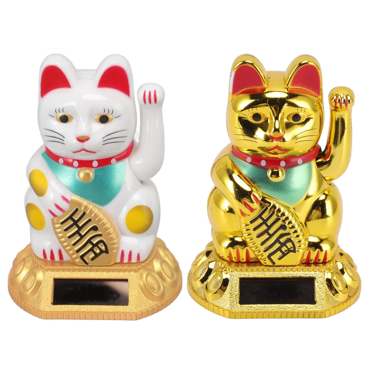 Chinese Lucky Cat Decoration Statue Figurine for Home Car Decoration 