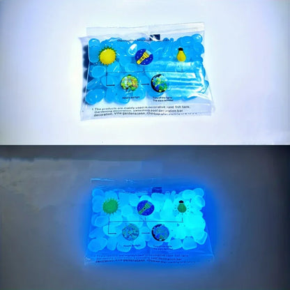 100Pcs Luminous Garden Stones 