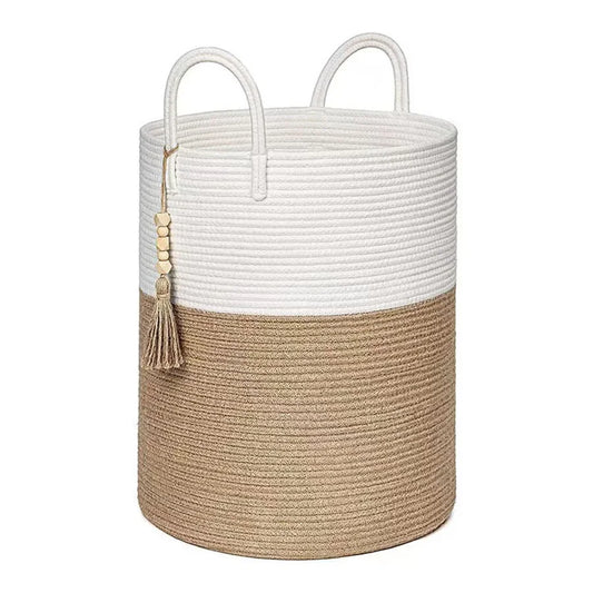 Cotton Laundry Large Storage Basket 