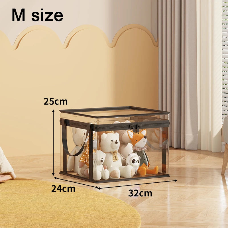 Transparent Children'S Toy Storage Basket Large Size 