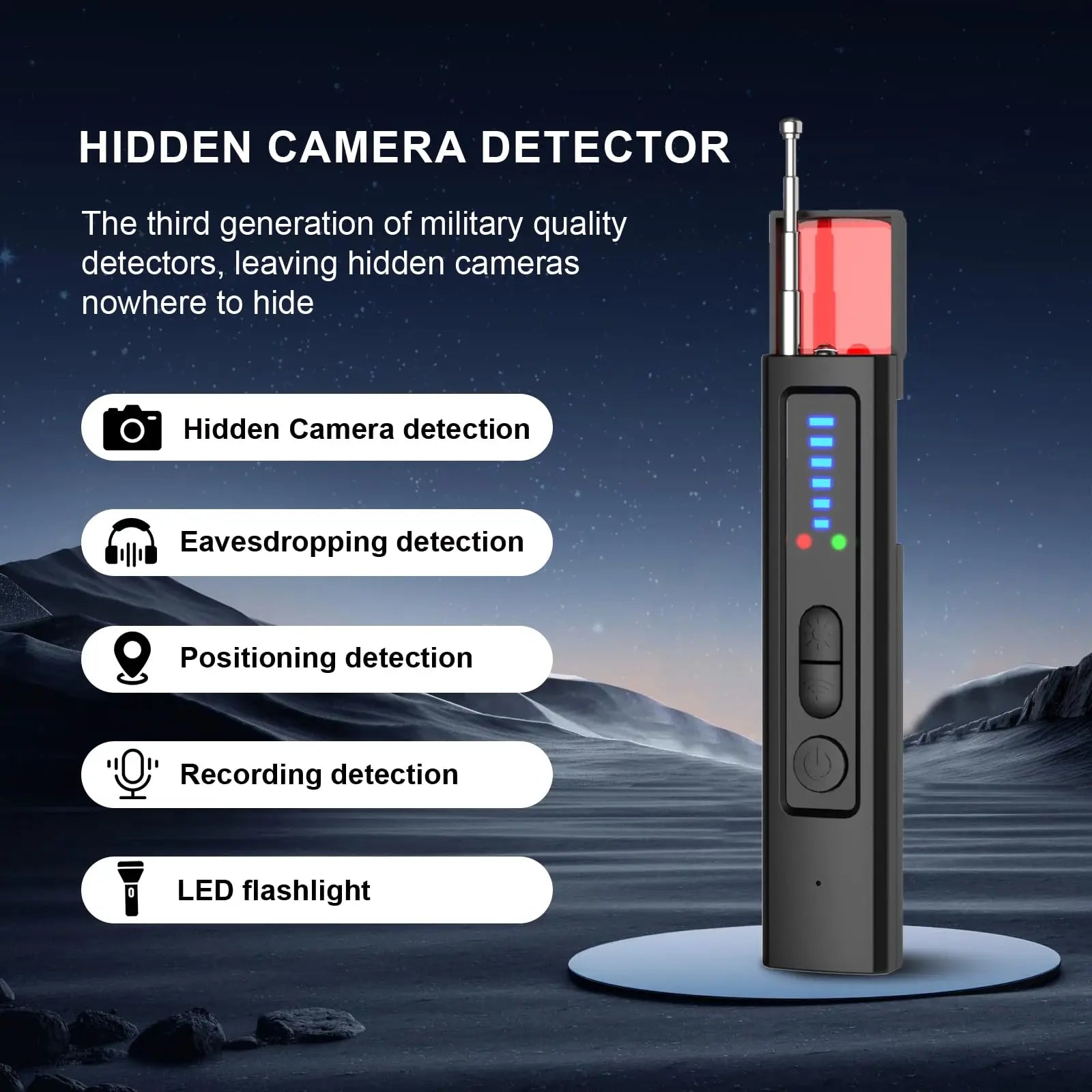 New Hidden Camera Detector Hotel/Car/Room Privacy