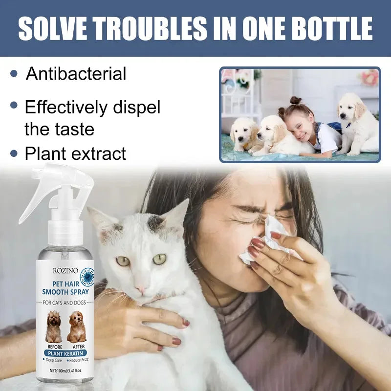 NEW Pet Spray for Moisturizing and Repairing Hair