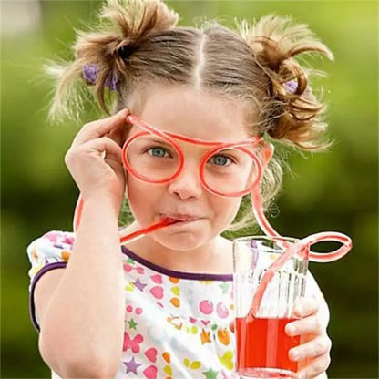Drinking Straw Eyeglasses