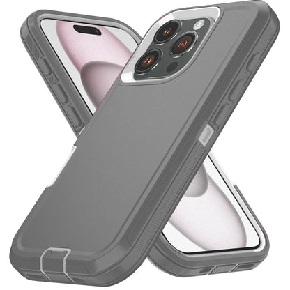 Armor Defender Phone Case for iPhone 17/Pro/Max/Air Bracket Back Cover