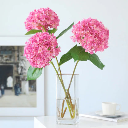 58Cm Silk Artificial Flowers Hydrangea Bouquet 