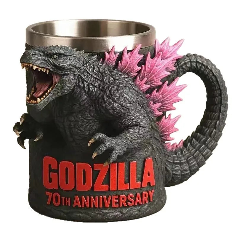 6 Types Godzilla Peripheral Model Ornament Cup Godzilla 3D Mug 