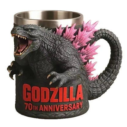 6 Types Godzilla Peripheral Model Ornament Cup Godzilla 3D Mug 