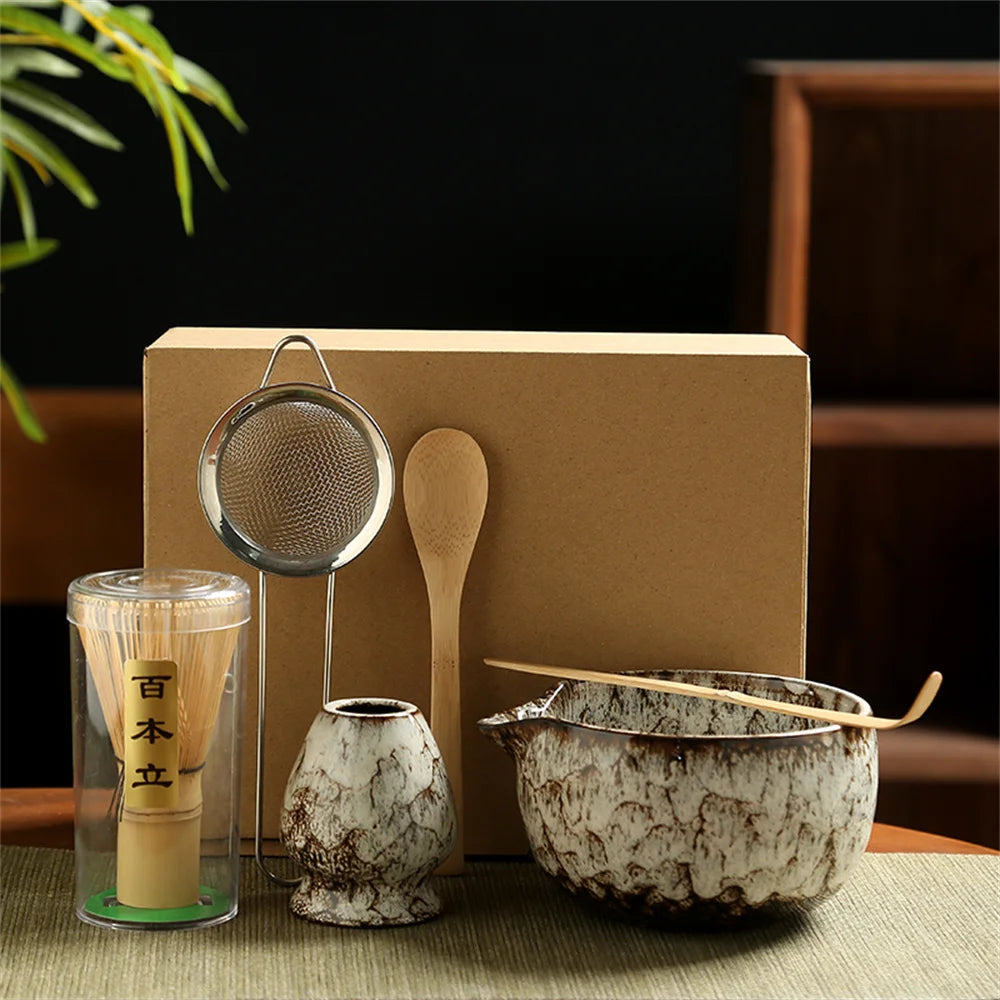 6Pcs/Set Japanese Matcha Tea Set 