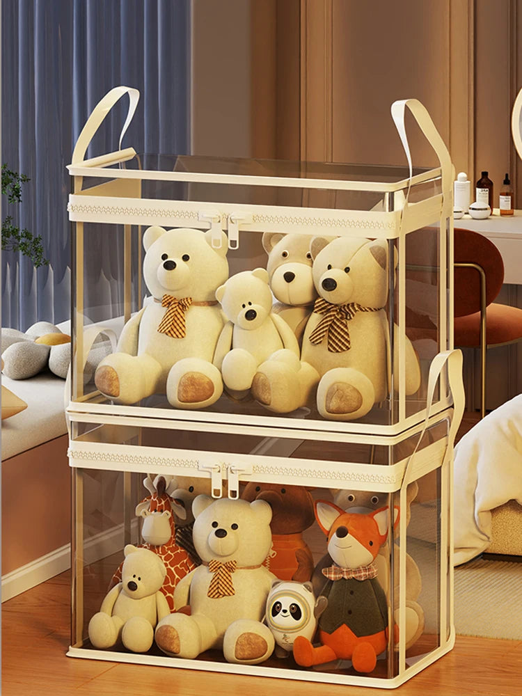 Transparent Children'S Toy Storage Basket Large Size 