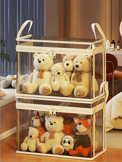 Transparent Children'S Toy Storage Basket Large Size 